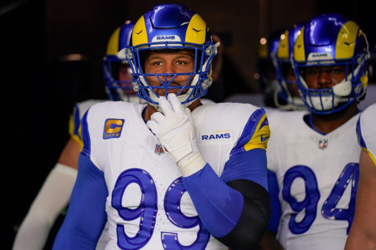 Sean McVay doesn't shoot down speculation on Aaron Donald returning to Rams alongside Myles Garrett